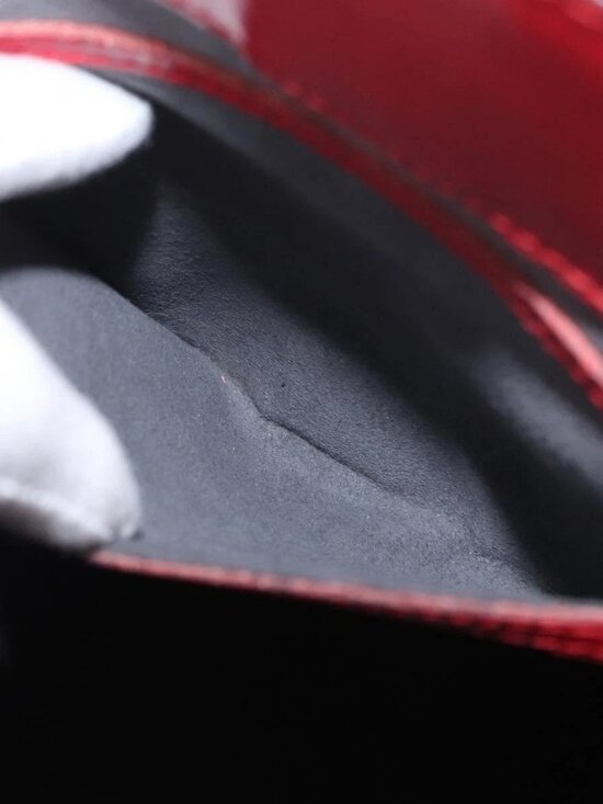 LOUIS VUITTON Epi Cluny Shoulder Bag Red M52257 LV Auth ka3024 - Picture 12 of 16